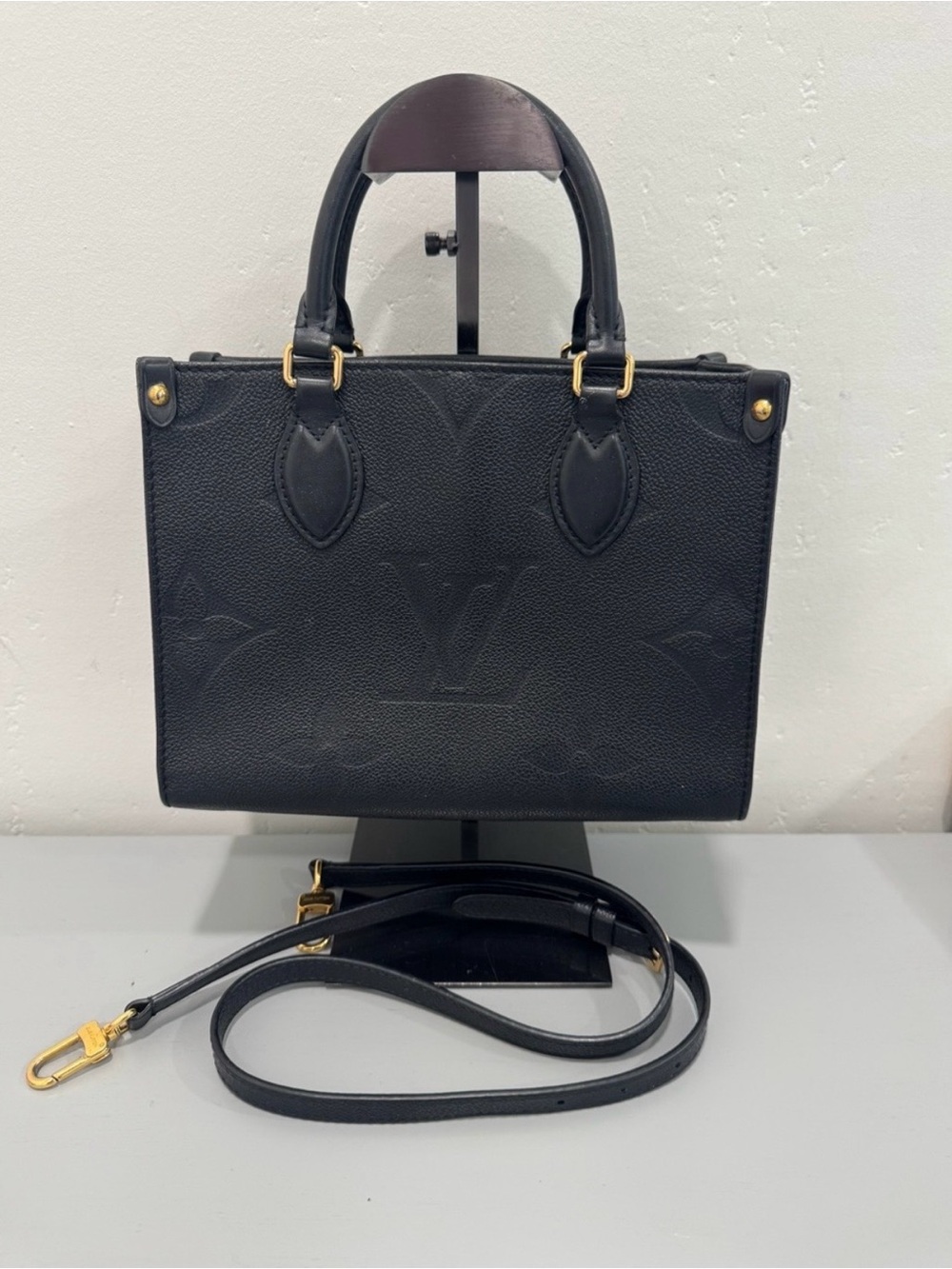 Louis Vuitton Black Empreinte On The Go PM